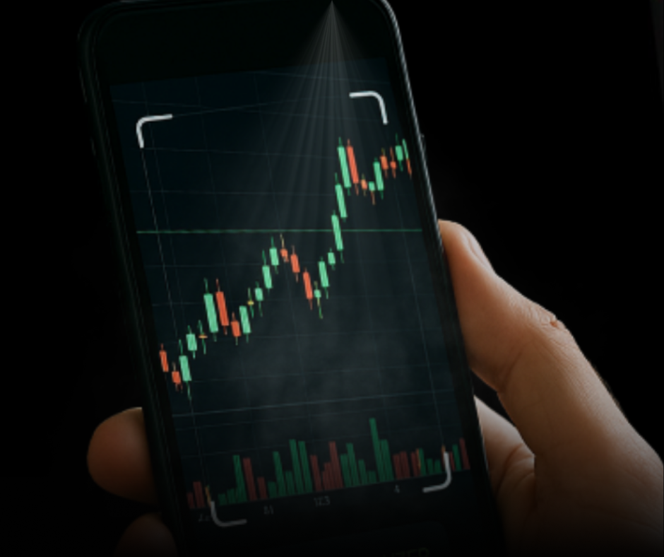 Trading app dashboard screenshot